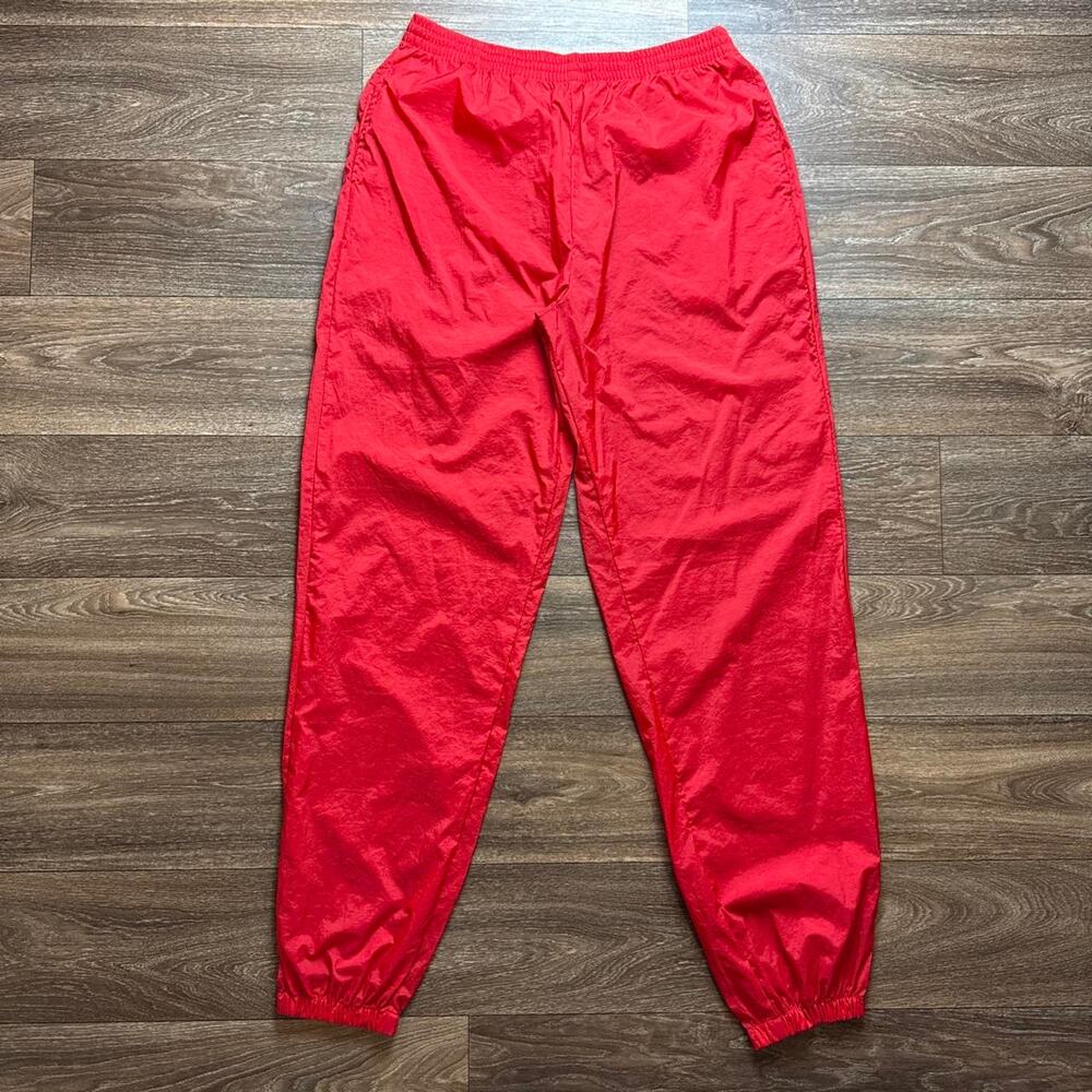 1990s Marlboro Red Nylon Windbreaker Pants